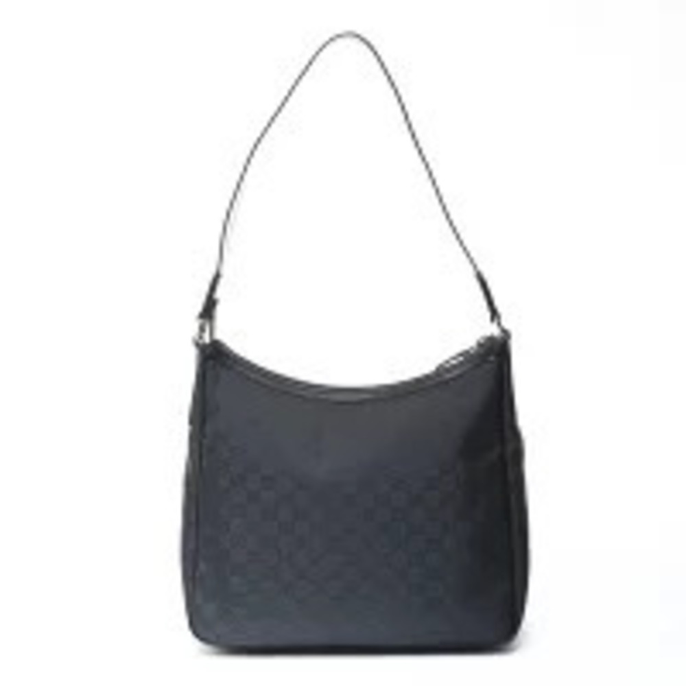 Gucci Shoulder Bag Black Hobo One GG